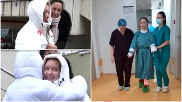 Emoționant! Alexia, fetița căreia i s-au replantat mâinile, și colegii răniți în accidentul din Pașcani s-au reîntâlnit: ”A fost o minune că suntem în viaţă”