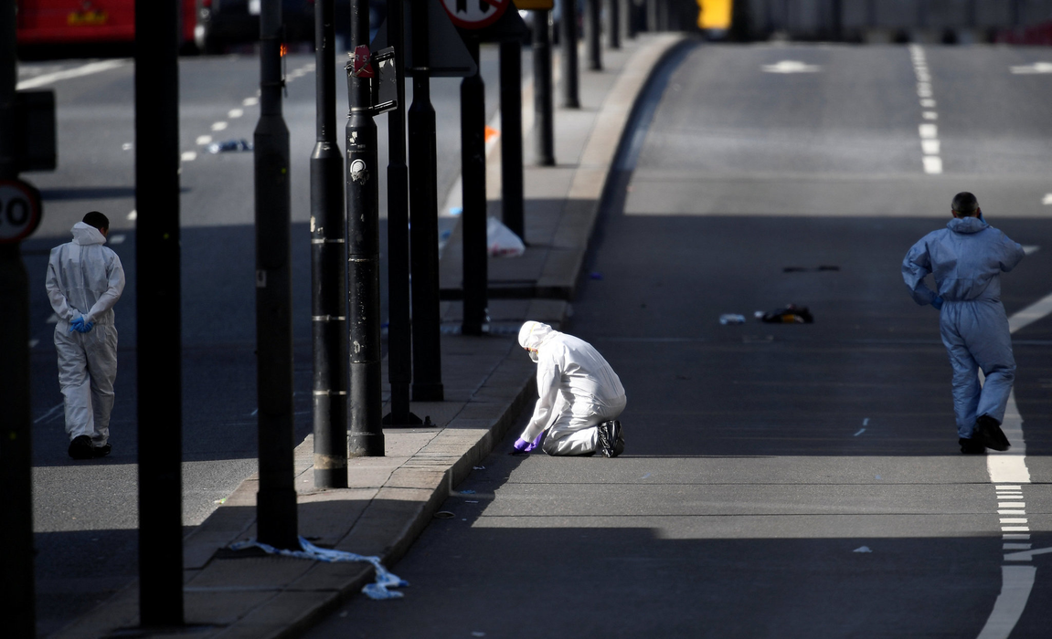 Străzile din Londra, în aceste momente, după atacul terorist care a avut loc cu o noapte în urmă