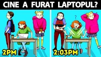 Test de inteligență | Cine a furat laptopul?