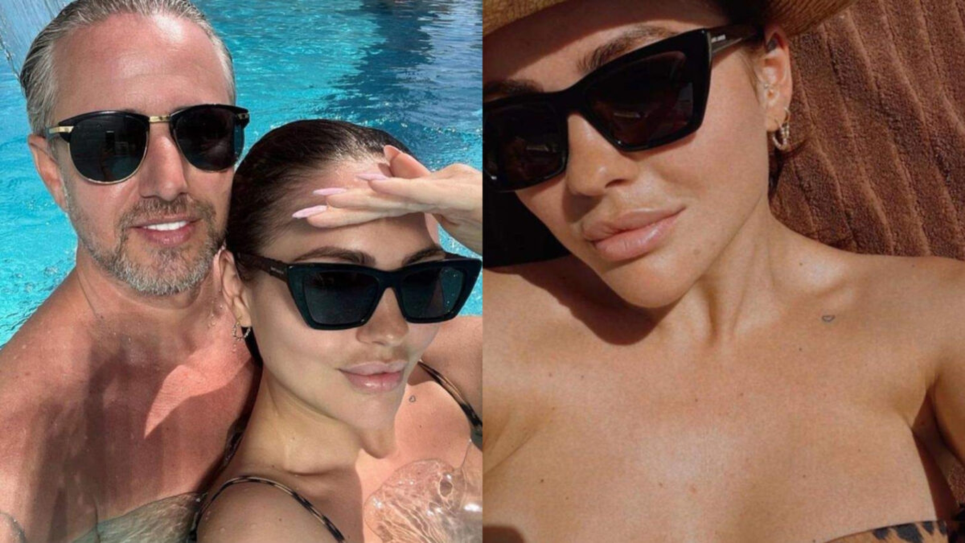 Corina Caciuc a atras toate privirile în costum de baie. Imagini cu partenera lui Reghecampf