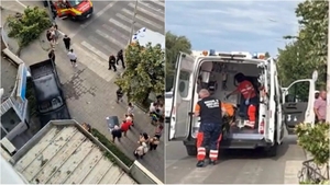 Au apărut imaginile video cu accidentul din Tulcea. Cum a murit Tatiana, femeia de pe bancă, într-o secundă