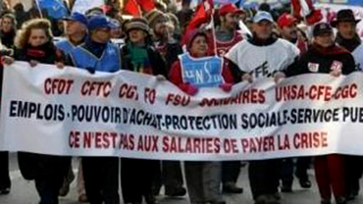 Noi proteste si greve in Franta, fata de reforma pensiilor!