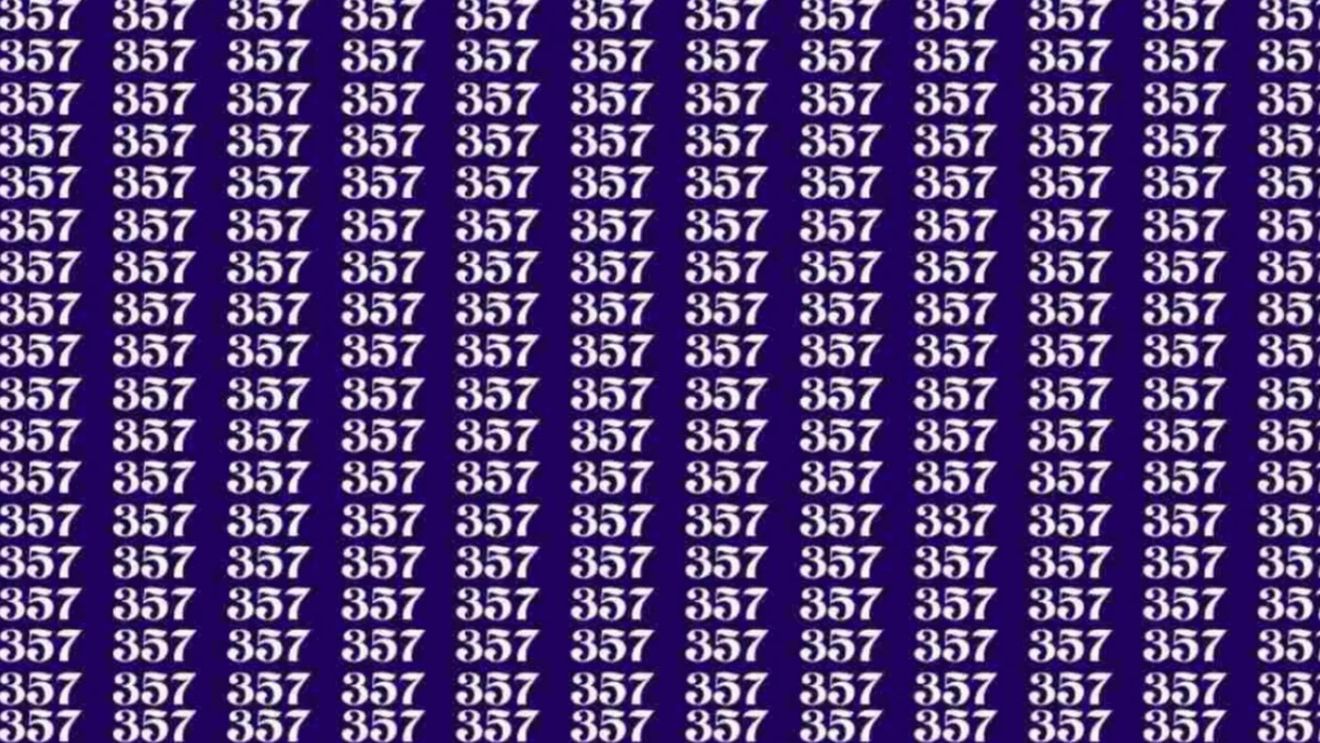 Iluzie optică | Doar cei cu ochi de vultur descoperă numărul 337 în 12 secunde