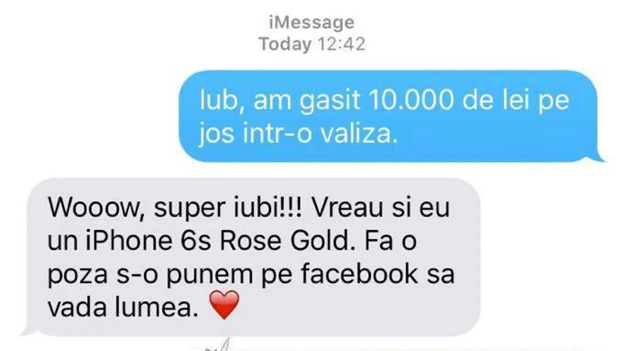 BANCUL ZILEI | Iub, am găsit 10.000 de lei pe jos, într-o valiză!