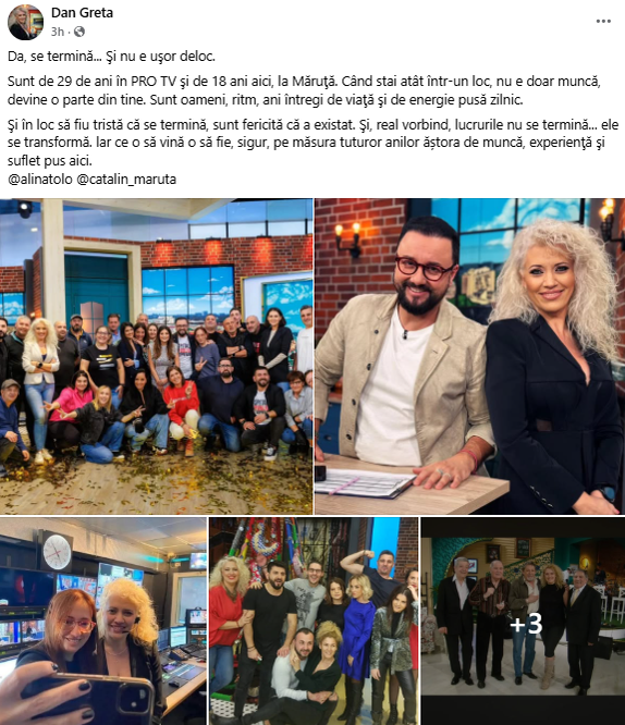 Greta, producătoarea lui Cătălin Măruță, prima reacție oficială după ce a rămas fără emisiune! „Real vorbind, lucrurile nu se termină”