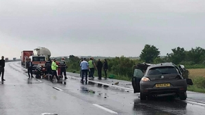 Grav accident pe autostrada București-Pitești! Trei mașini s-au ciocnit