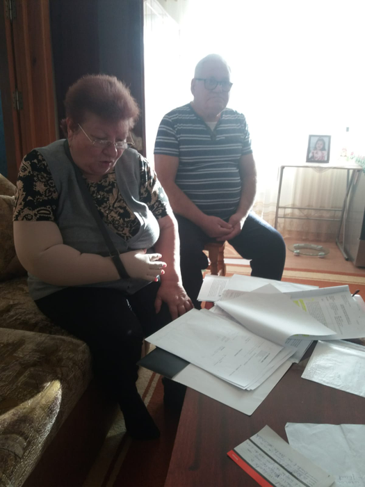 Doamna Silvia Grădinaru și soțul ei