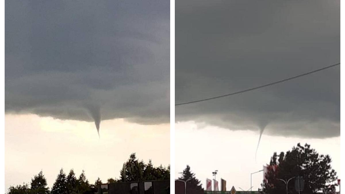 Explicația fenomenului straniu care a apărut ieri pe cer. Mulți au crezut că e tornadă, dar realitatea e alta