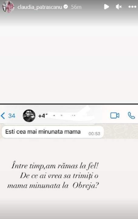 Claudia Pătrășcanu a făcut publice mesajele de la Gabi Bădălău. Afaceristul recunoaște că a înghițit o pungă cu pastile