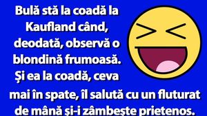 BANC | Bulă și blonda din Kaufland