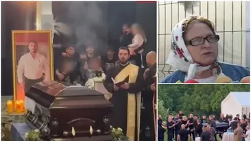 Mama lui Costel Corduneanu s-a prăbușit de durere când a văzut sicriul cu trupul neînsuflețit al fiului său. Ți se rupe sufletul!