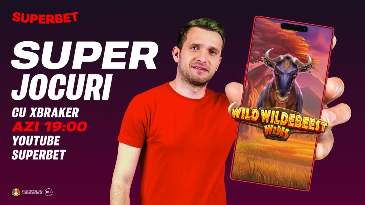 (P) Miercuri de la 19:00, Xbraker vânează un Max Win. E timpul pentru SuperJocuri