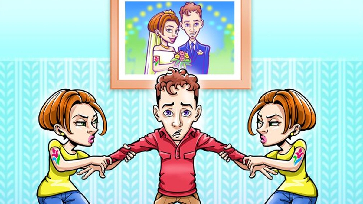 Quiz fulger | Care dintre cele două femei e nevasta tânărului din imagine?