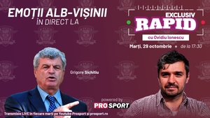 Fostul președinte al Rapidului, Grigore Sichitiu, vine astăzi, la ora 17:30, la "EXCLUSIV RAPID", în direct pe YouTube - ProSport