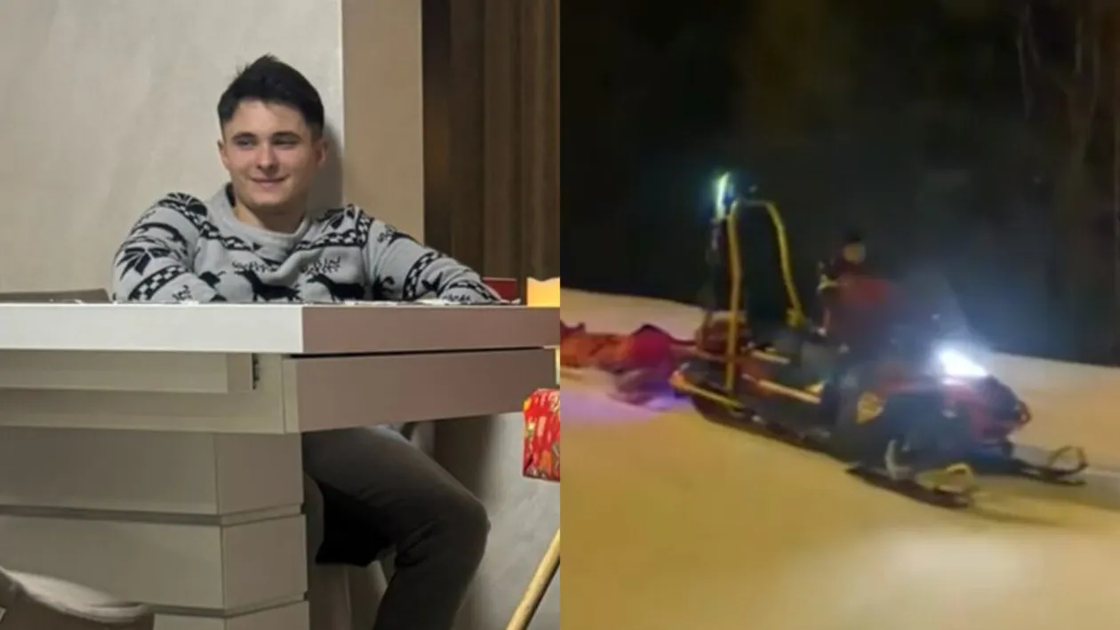 El este tânărul de 23 de ani care a murit pe pârtia de la Borșa. Gabriel n-a avut nicio șansă după ce a fost izbit violent de un alt schior