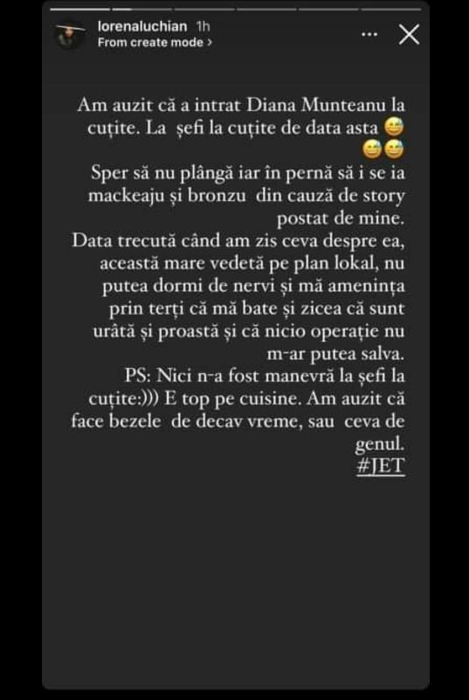 Fosta vedetă de la Antena 1, ironii la adresa Dianei Munteanu: ”Sper să nu plângă iar, să i se ia machiajul și bronzul!”