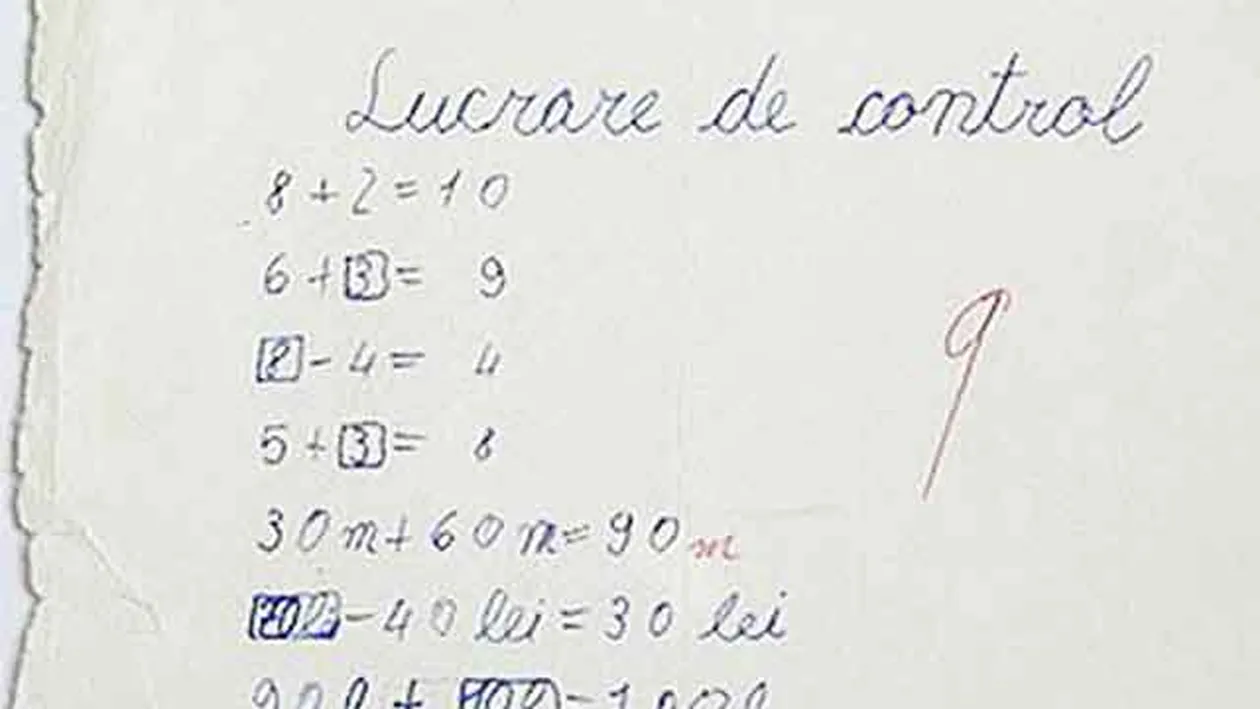 O fetita a socat toata scoala cu raspunsul ei! Cat fac 9 x 9? Vezi ce a scris in lucrare