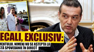 GIGI BECALI, EXCLUSIV: Anunnţul MOMENTULUI. Nimeni nu se aştepta la această SPOVEDANIE în direct