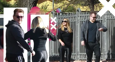 Bozo a “fugit” de la izolare cu o blondă mulată. Au sărit calea ferată și...