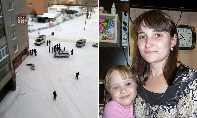 Anna Protsenko și fetița sa, imagini de la locul tragediei