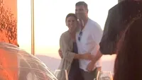 Imagini exclusive. Cum au fost fotografiați, de către un român, Simona Halep și iubitul ei, în Santorini