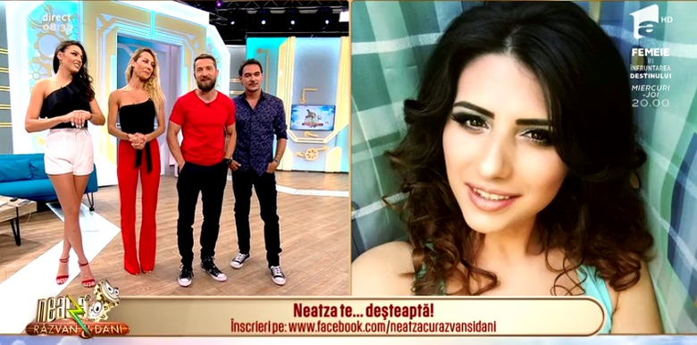 Matinalii de la Antena 1 au sunat-o pe Lavinia Chitu ca să îi spună: "La mulți ani" în această dimineață. Sursa foto: captură Antena 1