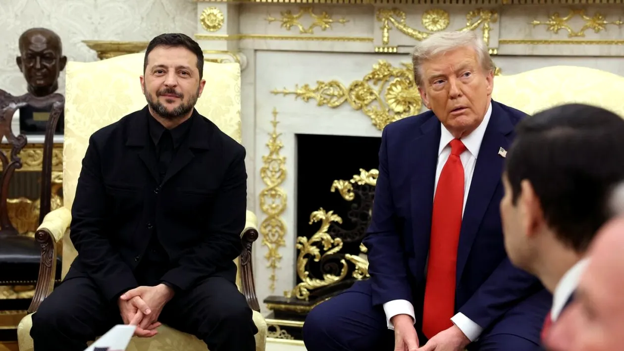 Cât costă costumul pe care Volodimir Zelenski l-a purtat în SUA? Donald Trump l-a complimentat pentru ținută