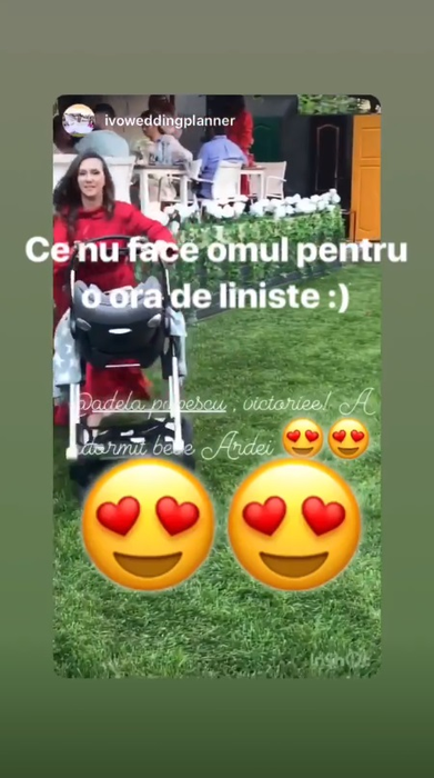 Cabral și Andreea Ibacka și-au botezat fetița! Ce tort are Namiko și ce ținute superbe au părinții ei