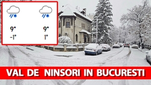 Prognoza Accuweather actualizată: Meteorologii anunță încă un val ninsori în București. Pe ce dată ninge