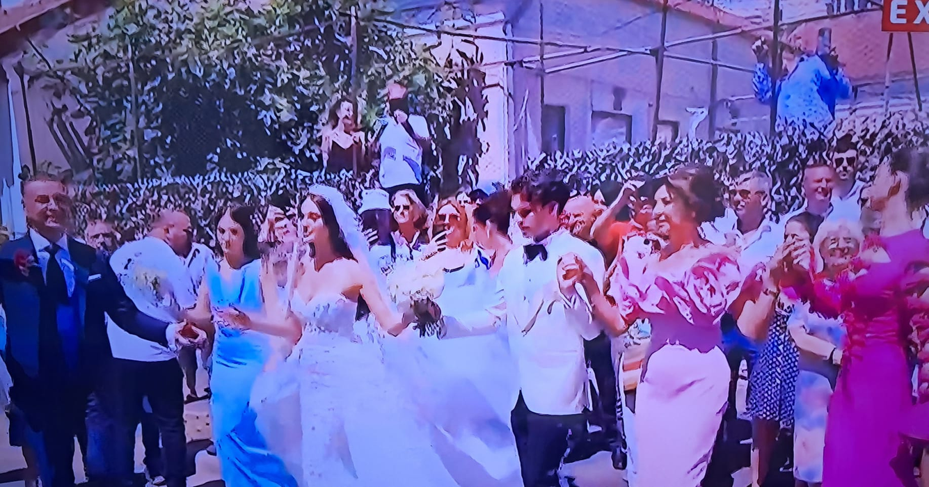 Primele imagini de la nunta lui Ianis hagi cu Elena Tănase/ sursă foto: RTV.