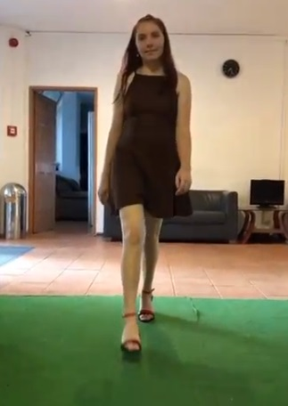 Vulpița a defilat ca pe podium