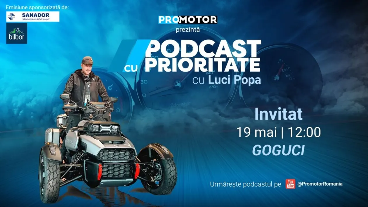„Podcast cu Prioritate” #74 îl are ca invitat pe Goguci. De la Photoshop la ATV-uri, un parcurs creativ