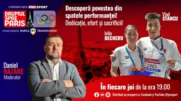 Vlad Stancu, unul dintre cei mai promițători sportivi români ai momentului, este invitatul emisiunii Drumul spre Paris (episodul 3), realizată de jurnalistul Daniel Nazare