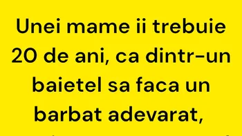 Bancul sfârșitului de săptămână | Ce face mama în 20 de ani…