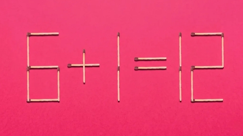 Test de inteligență | Rezolvă ecuația 6+1 = 12, în toar 25 de secunde