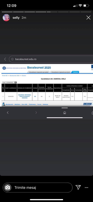 Ce note a luat Selly la Bacalaureat: ”Să văd ce mai ziceți”