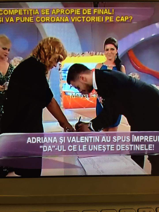 Marius și Adriana s-au căsătorit la finalul show-ului difuzat de Antena 1