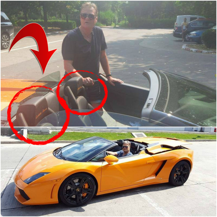 Constantin Dinescu și-a personalizat Lamborghini-ul
