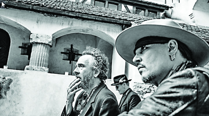 Tim Burton și Johnny Depp, prin România