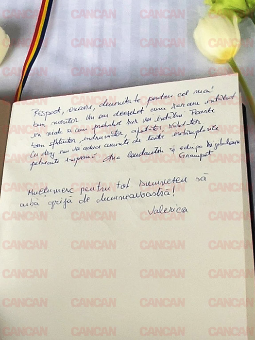 Imagini de la priveghiul generalului Dorin Ioniţă. Ce i-au scris apropiaţii în cartea de condoleanţe