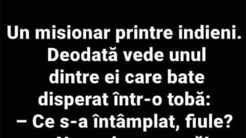 Bancul începutului de săptămână | Misionarul și indienii