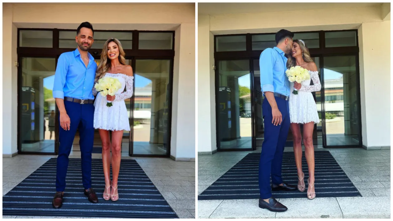 Prezentatoarea de la Kanal D, Ilinca Obădescu, și Mihai Gruia s-au căsătorit. Primele imagini de la cununia lor civilă