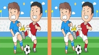 Test de perspicacitate | În maximum 10 secunde, identificați 3 diferențe între fotbaliștii din dreapta și cei din stânga