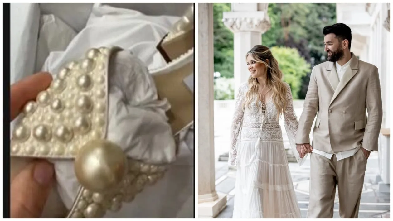 Gina Pistol nu s-a uitat la bani! Cât a cheltuit soţia lui Smiley pentru pantofii pe care i-a purtat la nuntă