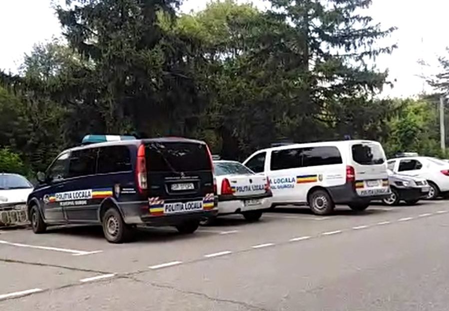 Mașinile Poliției Locale din Giurgiu au devenit o amintire