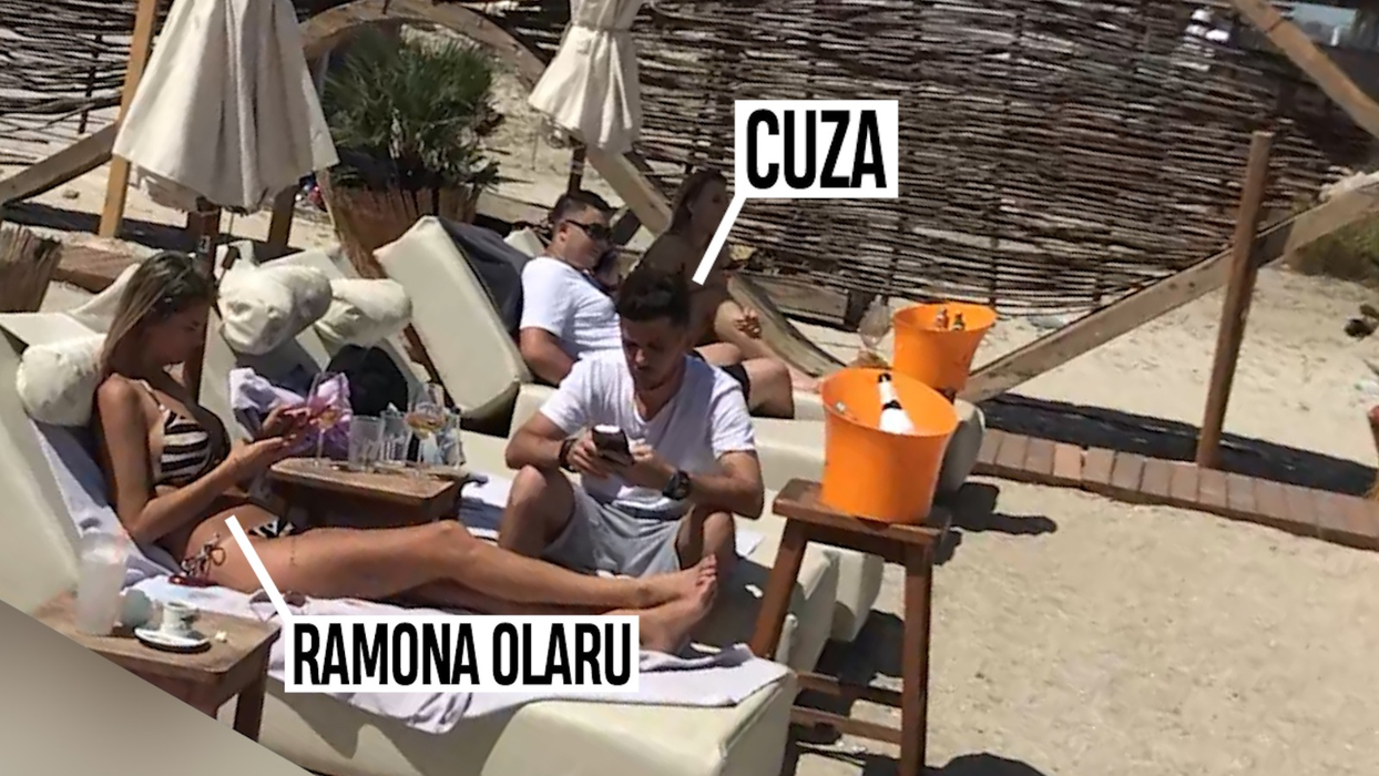 Ramona Olaru și Cuza, împreună la plajă în minivacanța de Rusalii