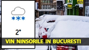 Vin ninsorile în București chiar de acum! Meteorologii Accuweather au modificat prognoza în România