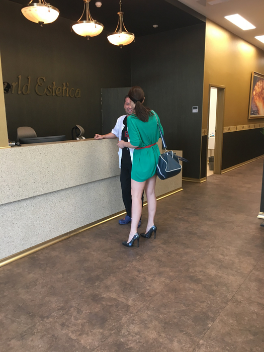 Aida Parascan și Youssef Chawi, discuție înainte ca buzoianca să părăsească clinica