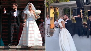 Piesa specială aleasă de Dani Oțil și Gabriela Prisăcariu pentru dansul mirilor. Ce gest a făcut prezentatorul TV, în fața tuturor