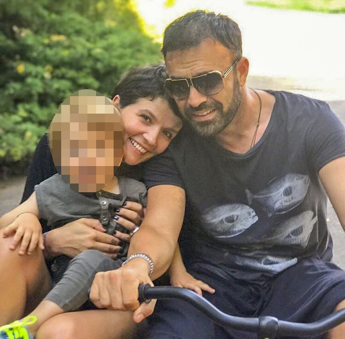 Finul lui Chivu, Gheorghe Manole, alături de soția lui